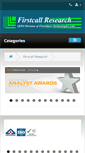 Mobile Screenshot of firstcallresearch.com